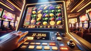 Virtual slot machine gameplay with immersive effects